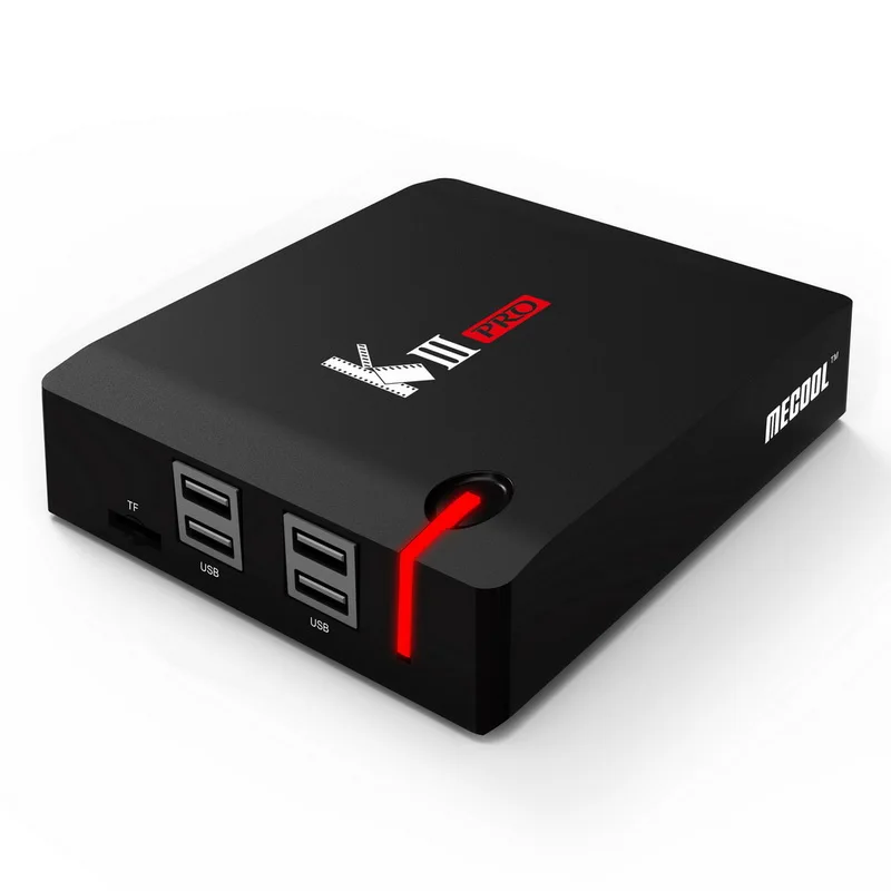 10 шт. MECOOL KIII Pro Android ТВ приставка спутниковый ТВ приемник DVB S2 T2 DVB-C 3g 16G Amlogic S912 4K 3D медиаплеер Wifi