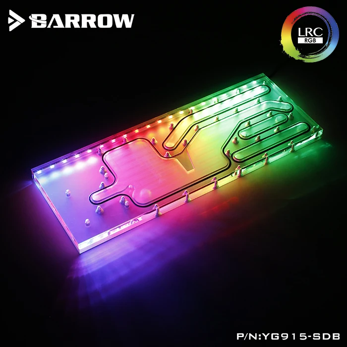 

Barrow RGB Liquid Water Cooling Waterway Distro Plate for INWIN 915 Chassis YG915-SDB