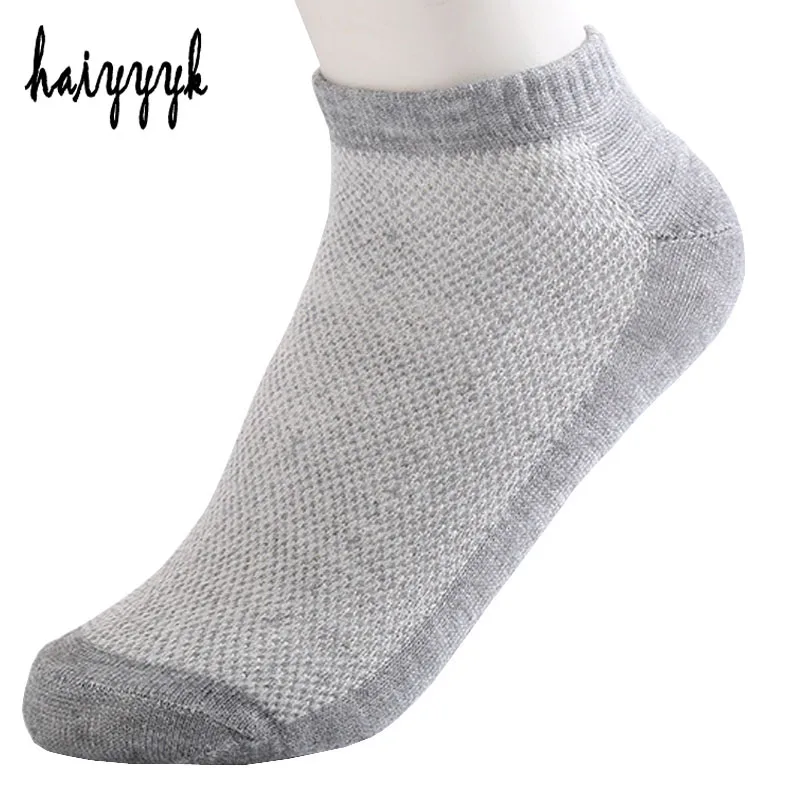 Invisible Ankle Socks Men Summer Breathable Thin Boat Socks 