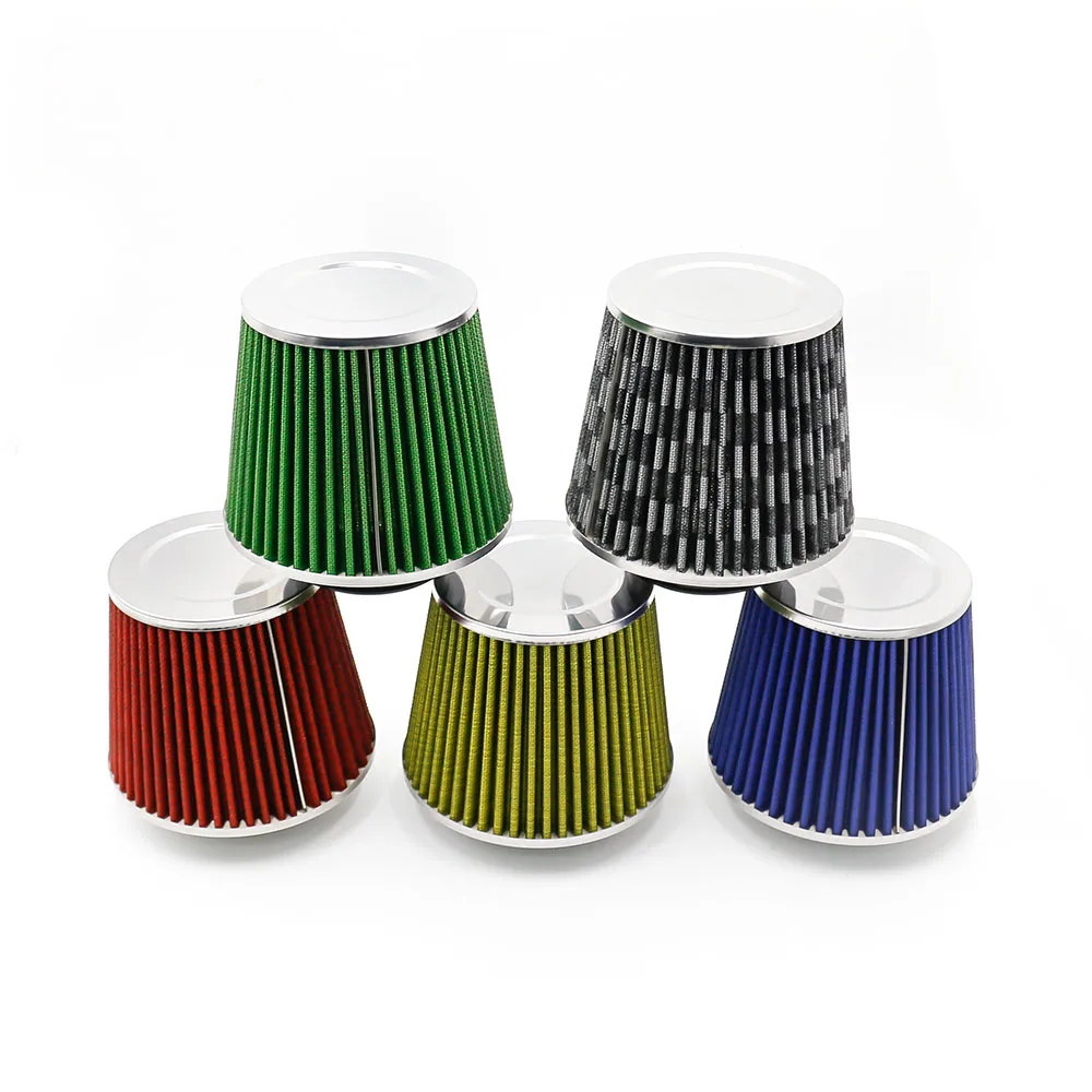 CNSPEED Air Filter 3&quot inch 76mm Intake Height High Flow Cone Cold Performance YC100775 BK|cold air intake|air intake filterintake filter |
