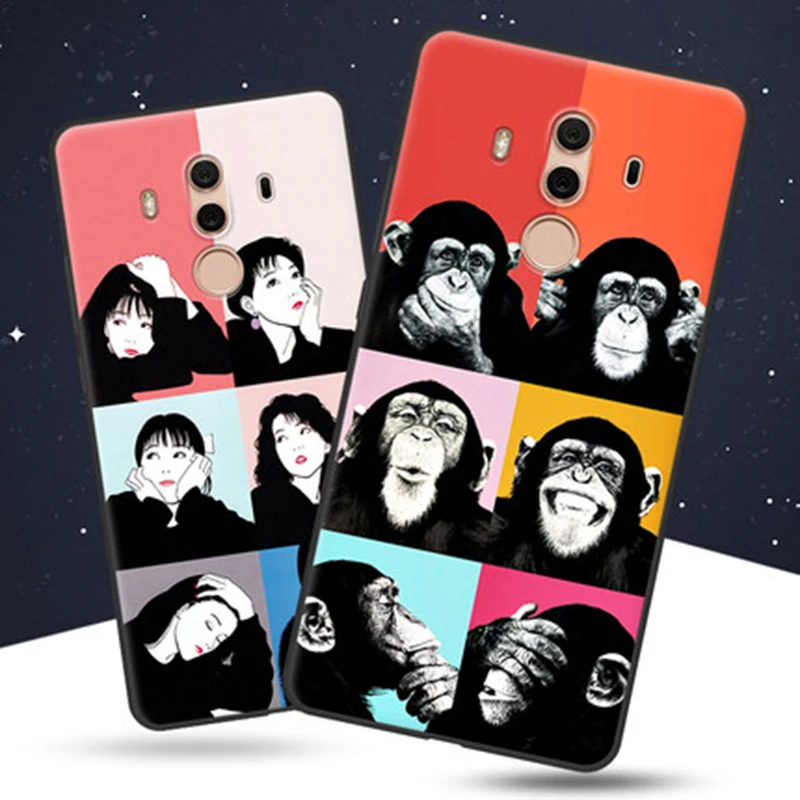Чехол для Huawei Mate 10 pro Mate10pro мягкий чехол с мультяшным рисунком Mate10 защитный BLA AL00