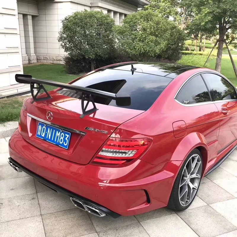 C CLass W204 C63 купе спойлер для багажника черный из углеродного волокна серии