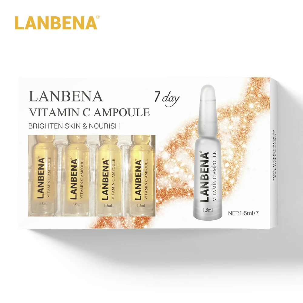 LANBENA Сыворотка для лица ампул сывороточная Гиалуроновая Кислота Витамин С