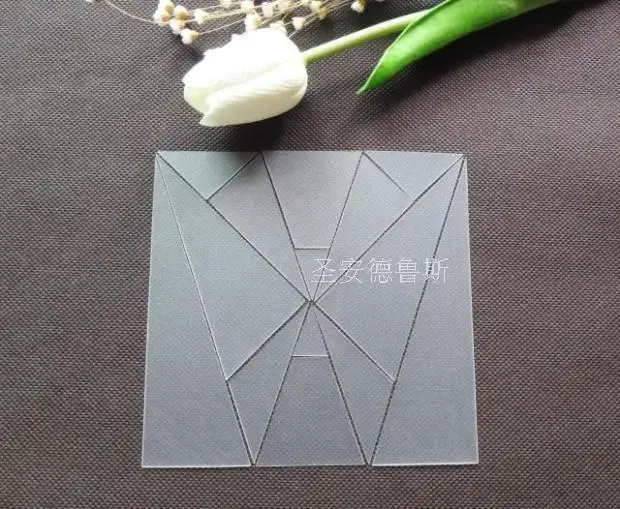 Пластиковый простой шаблон пэчворк бабочка стеганые инструменты крылья с