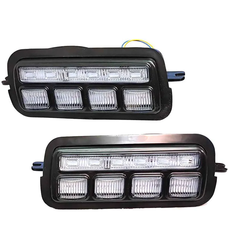 Светодиодные поворотники поворотные огни с белыми дневными ходовыми огнями DRL