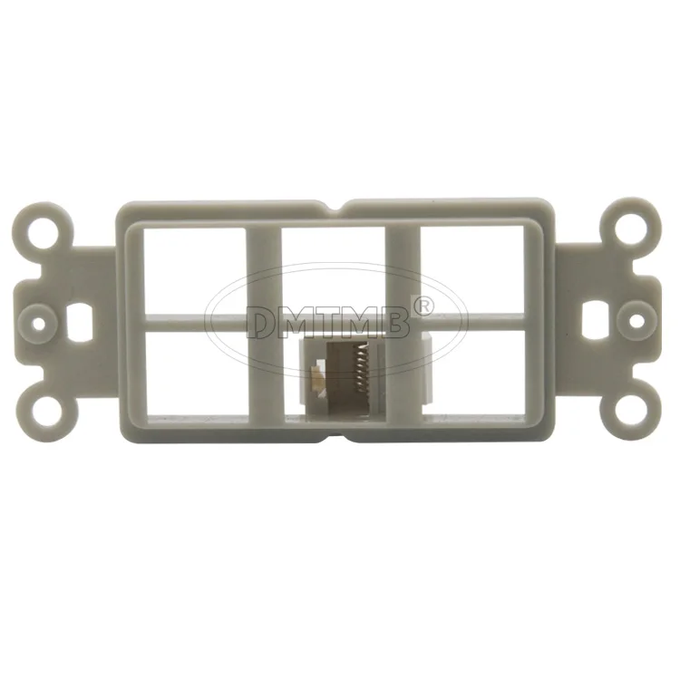 Внутренняя настенная панель с 6 портами keystone серого цвета|wall plate|keystone wall platekeystone