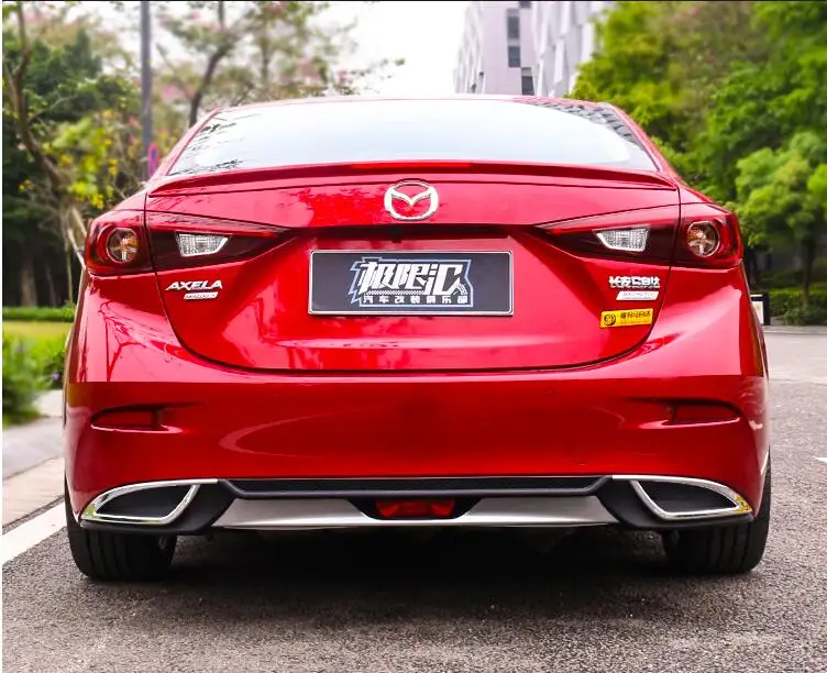Задний бампер для MAZDA 3 M3 Axela 2014 2015 2016 2017 2018|Амортизаторы| |