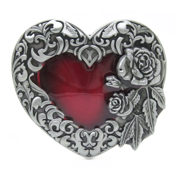 Застежка для ремня в форме сердца с цветком любви|buckle heart|heart buckleheart belt buckle |