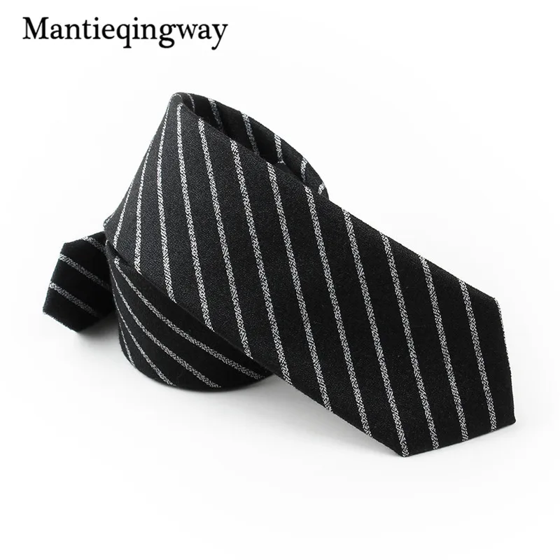 Мужской формальный галстук Mantieqingway для делового костюма 6 см облегающие Галстуки