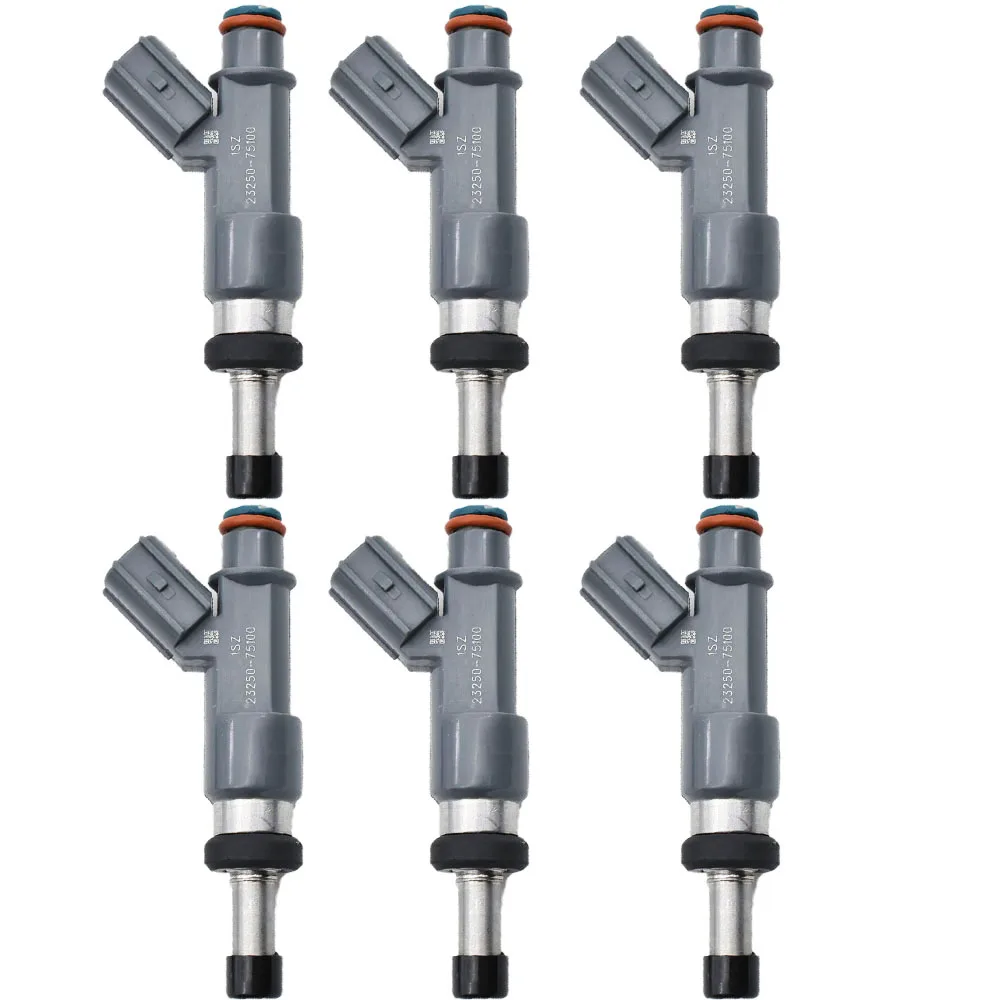 

6 шт./лот инжектор топлива/Форсунка для Toyota Prado TRJ120 OEM 23209-75100 23250-75100