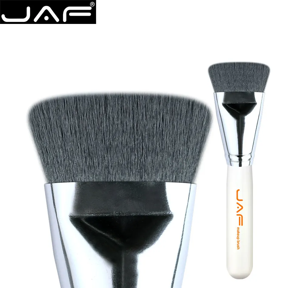 For Brushes Professional Cosmetic Flat Contour Brush Face Blend Powder Highlighter Makeup Edge Synthetic Hair 18SKYE | Красота и