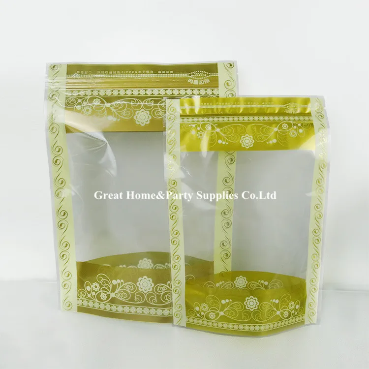 Высококачественные 100 шт. различные размеры прозрачные майларовые стоячие сумки