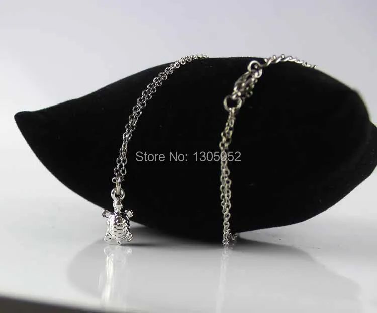 2016 подвесная цепь ожерелье красивые с серебряным покрытием и кулоны украшения