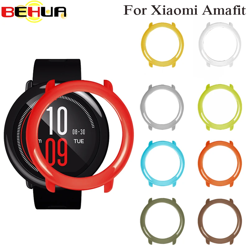 Цветной защитный чехол рамка для HUAMI AMAZFIT pace Смарт часы Жесткий Чехол ПК Xiaomi Amazfit