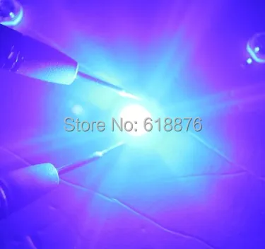 Светодиодный светильник высокой мощности для аквариума 10 шт. 3 Вт 2 ярко синий чип