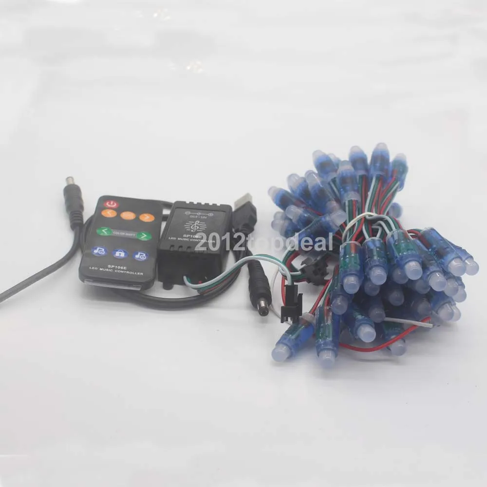 WS2811 RGB светодиодный модуль IP68 Водонепроницаемый DC5V полноцветный пиксельный