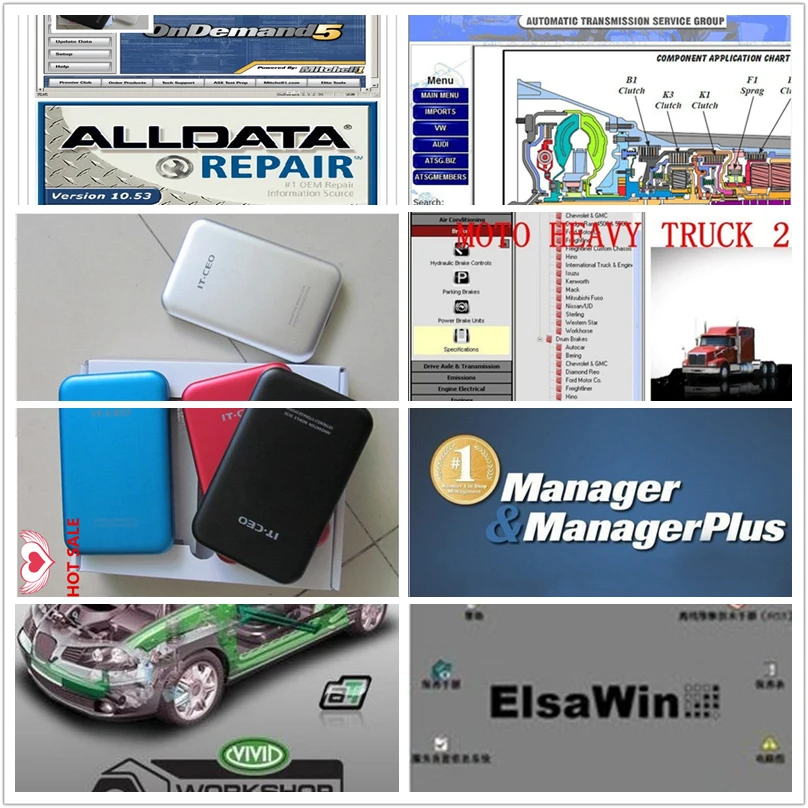 Программное обеспечение для автоматической диагностики Alldata Mitchell moto heavy trunk elsa 49