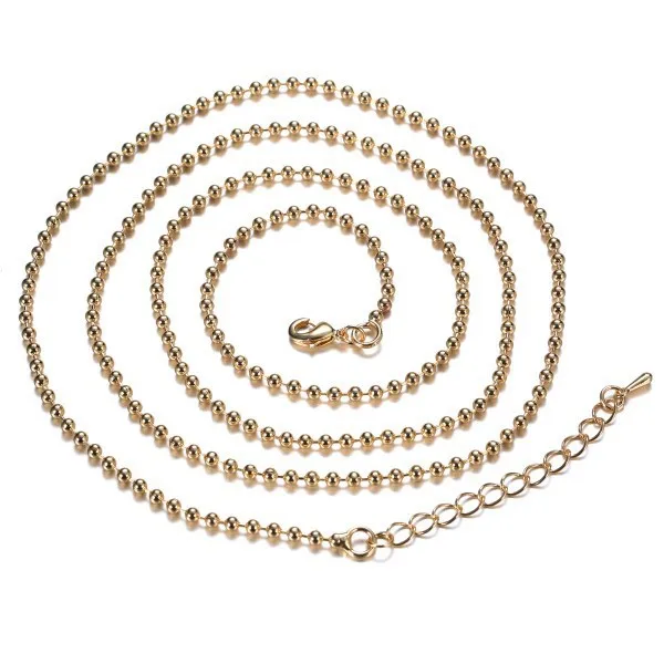 Винни дизайнерские ювелирные изделия 80 см Шариковая цепочка для держателя монет