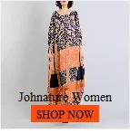 Johnature, женское платье макси, клетчатое Полосатое платье, весна, винтажное платье с v-образным вырезом и длинным рукавом размера плюс, женская одежда, хлопковое льняное платье