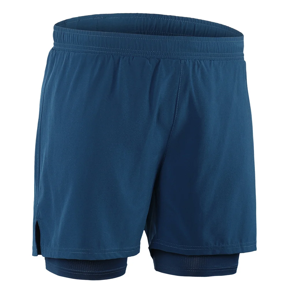 

2019 NEW Men's Running Shorts Quick Drying Breathable Active Training Exercise Jogging Marathon Cycling Shorts Men 2 in 1