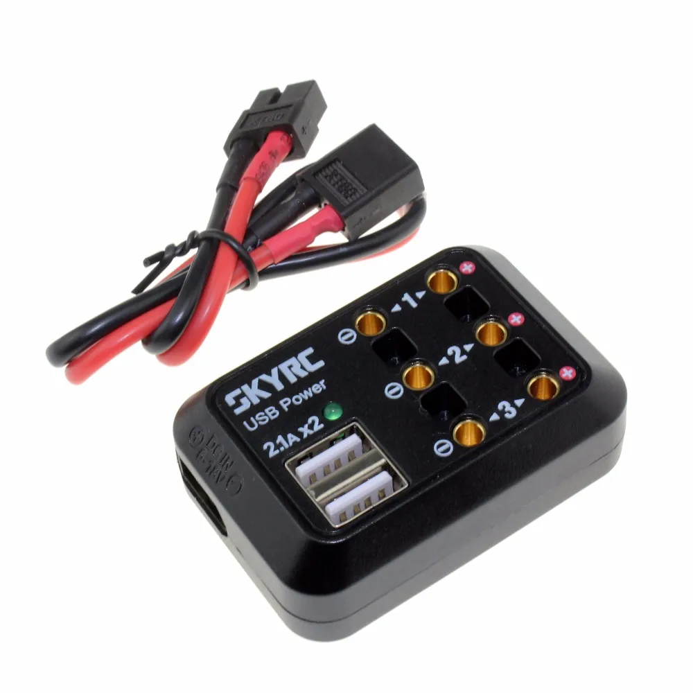 SKYRC DC Мощность дистрибьютор multi Выход 10A XT60 разъем банан Подключите USB 5 В