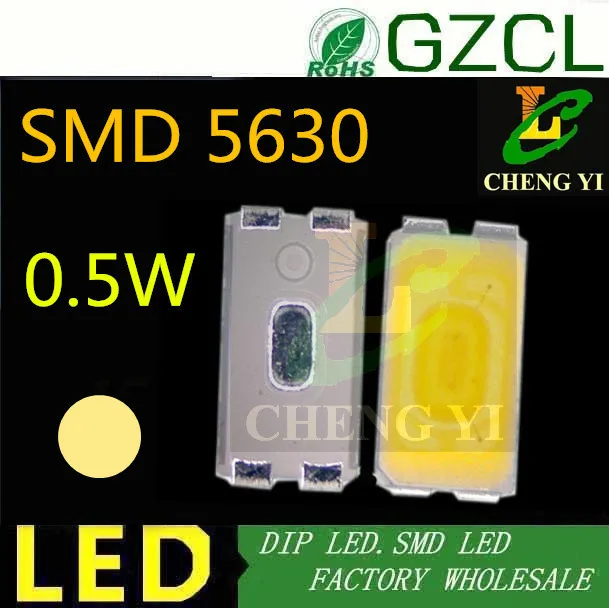 Оптовая продажа с фабрики 4-контактный высокомощный smd led 2700-3000K теплый белый 0 5 Вт