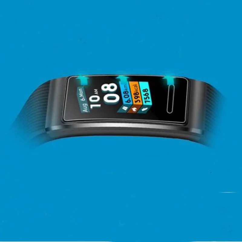 2 шт. мягкая прозрачная защитная пленка из ТПУ для Huawei Band 3 Pro смарт браслет Band3 pro