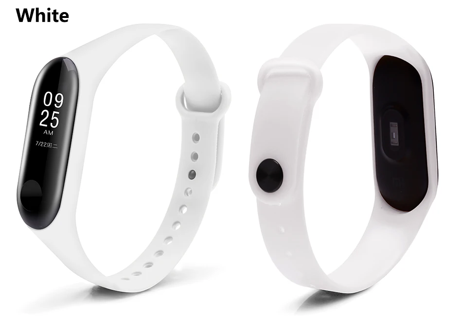 BOORUI mi Band 3 ремешок mi band 4 ремешка силиконовый чистый цветной mi band 3 4 аксессуары для xiaomi mi band 3 4 смарт-браслеты