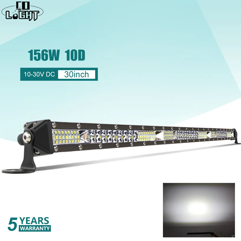 CO LIGHT 10D Светодиодная панель для внедорожников 30 дюймов 156 Вт светодиодный свет