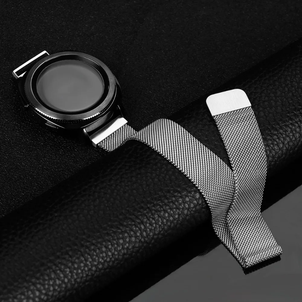 Ремешок из нержавеющей стали для Samsung Gear Sport 20 мм Huawei Watch 2 4G Huami Bip | Наручные часы