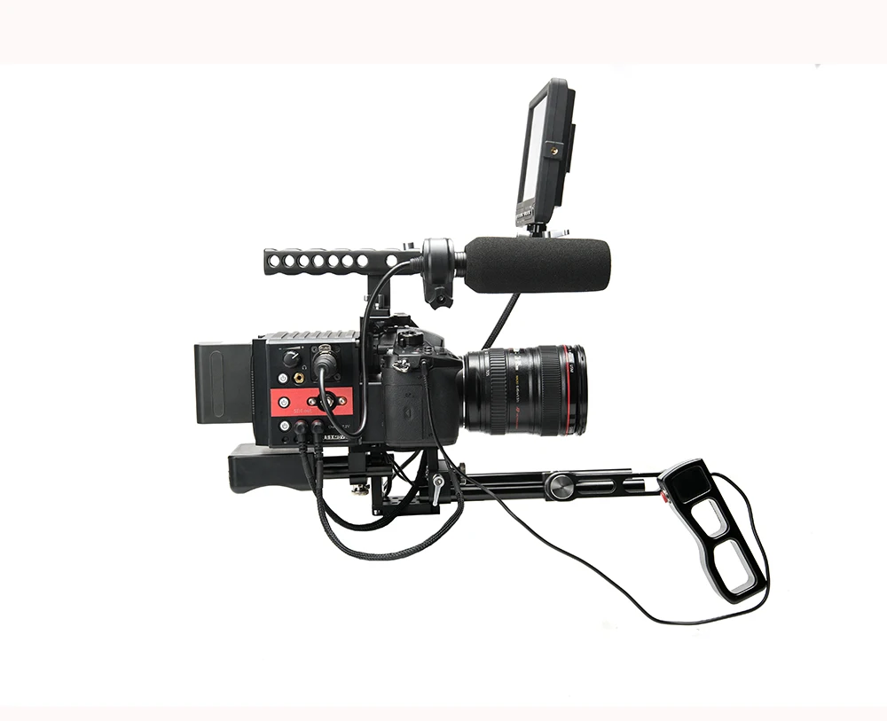 ASXMOV Скорпион dslr камера плечо rig фильм Комплект камера клетка rig для panasonic gh5