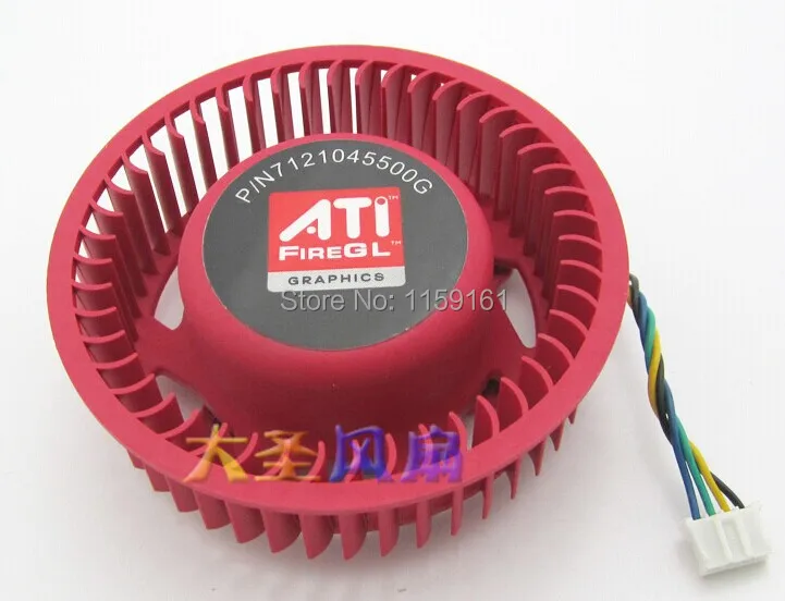 Бесплатная доставка оригинал для ATI D7525B12HP 0 C01 HD4870 HD4890 HD 5850 HD5870 HD5970 DC12V 0.94A