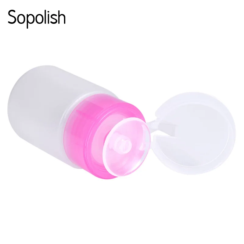 Sopolish 1 шт. пустая бутылка насос для дизайна ногтей пустой пластиковый лак