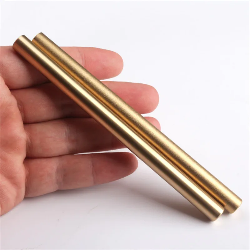 

Brass Signature Pen Pure Yellow Mirror Light Copper Pen Creative Handmade Neutral Metal Water