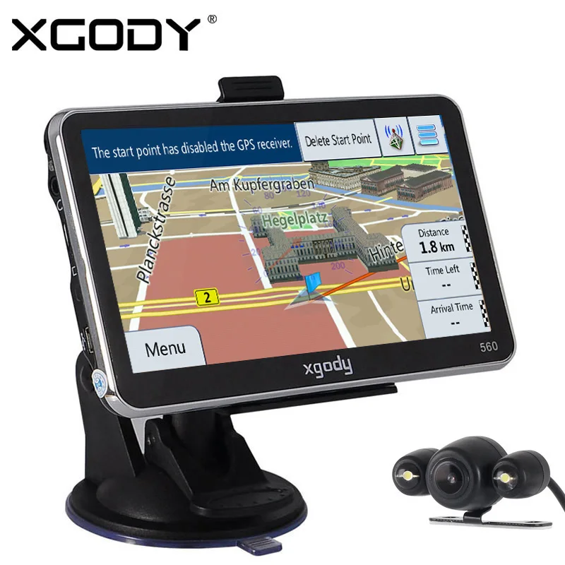 XGODY 560 5 дюймов gps навигации автомобиля грузовик gps навигатор 128 м+ 8 Гб FM стерео система со спутниковой навигацией Navitel карта России в европейском и американском стиле Восточной Азии Африки Карты