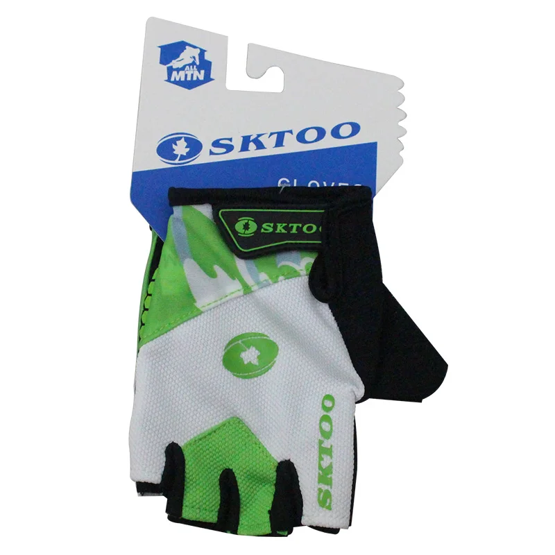 SKTOO лето велоспорт перчатки mtb велосипед половина finger лари pad дышащий