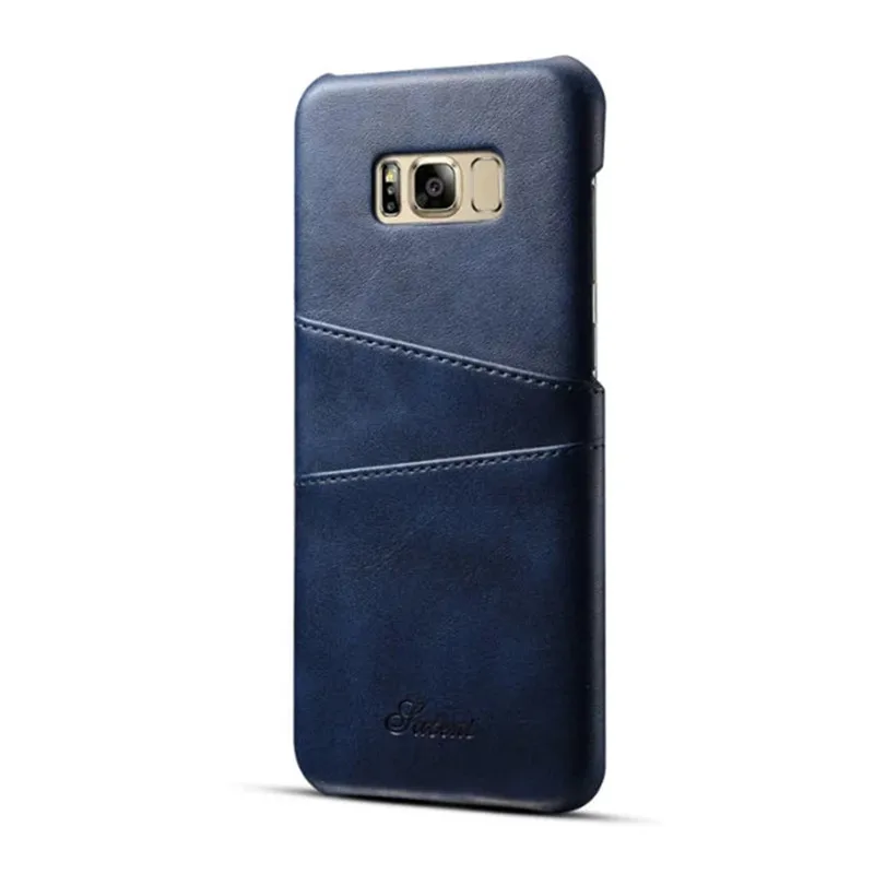 Чехлы для Samsung S8 Plus Galaxy Note 8 задняя крышка защитный держатель карт кошелек сумка