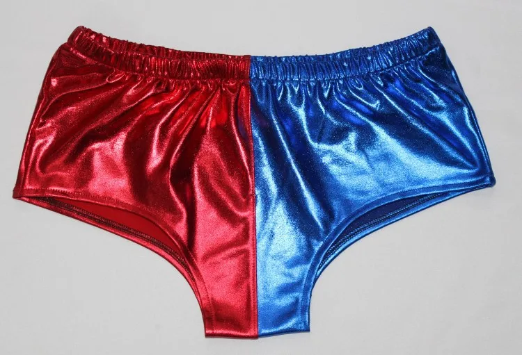 shorts Отряд Самоубийц Харли Квинн косплей костюм футболка пальто куртка набор аксессуаров Серьги Воротник браслет пояс Golve - Цвет: shorts
