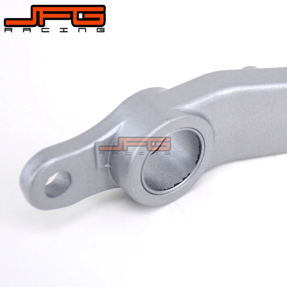 Серебристая алюминиевая задняя Тормозная педаль ножная для ZZR400 ZZR600 ZX9R NINJA ZX-6R ZX6R