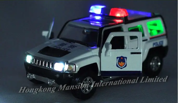 1:32 весы сплав металл литье под давлением ForPolice модель автомобиля для Hummer H3
