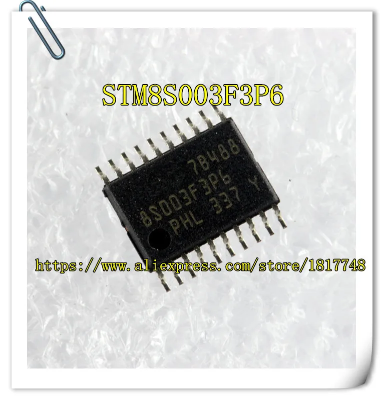 100 шт. STM8S003F3P6 STM8S003F TSSOP 20 IC 8S003F3P6 8 битный MCU kbytes Flash STM8S003F3P6TR|Аксессуары для батарей и