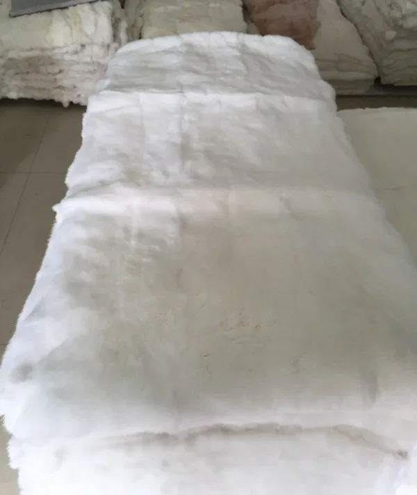 Одеяло из меха кролика рекс|fur plate|rex rabbit fur blanketfur blanket |