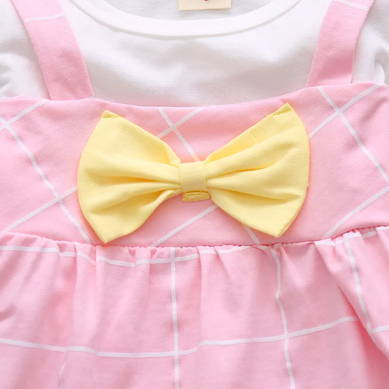 Disney Summer Children Boys Girls Cotton Clothes Kids Bowknot T-Shirt Shorts 2pcs Toddler Fashion Clothing Sets Baby Tracksuits | Детская