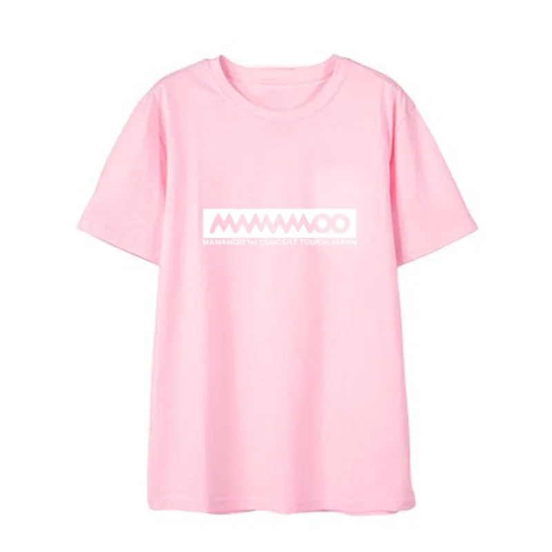 K Pop MAMAMOO 1st концертный альбом рубашки хип хоп Повседневная Свободная одежда