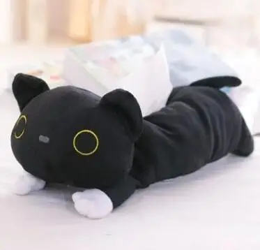 Оранжевый Мультяшная плюшевая игрушка totoro stitch Marie кошка утка слон Дамбо коробка для салфеток бумажные Чехлы для полотенец подарок на день рождения#1059 - Цвет: Оранжевый