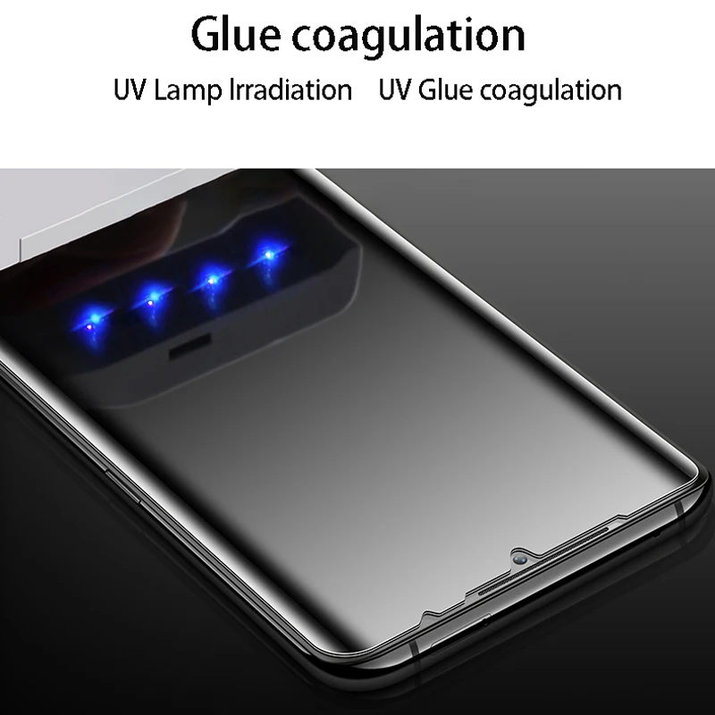 Защита экрана от УФ клея для huawei P30 Pro Lite закаленное стекло полное покрытие mate 20
