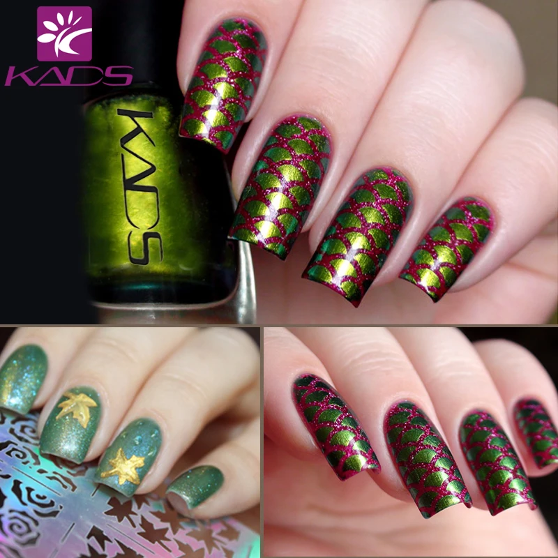 KADS Новое Пришествие Моды Лазера Полые Ногтей Наклейки Передача Красоты Маникюр