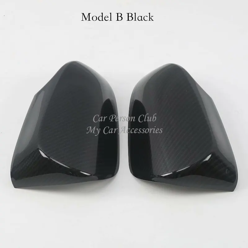 Carbon Fiber Door Side Rear View Mirror Cover RearView Trims Anti-rub Chrome For Toyota C-HR CHR 2017 2018 Car-Cover Accessories |
