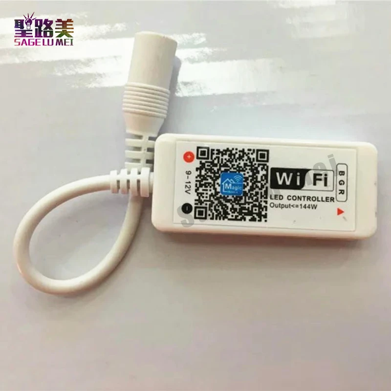 DC12V мини Wi-Fi RGB/RGBW светодиодный контроллер IOS приложение для Android телефон 24key ИК