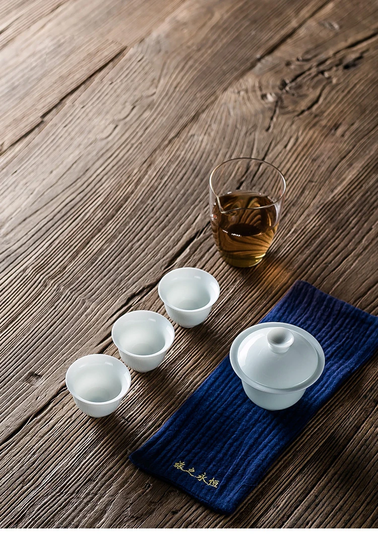 TANGPIN керамические чайники, чайники gaiwan, китайские чайные чашки, портативный чайный набор для путешествий с сумкой для путешествий